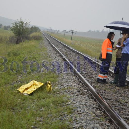 Tragedie duminică în județul Botoșani: O femeie a fost găsită moartă după ce a fost lovită de tren