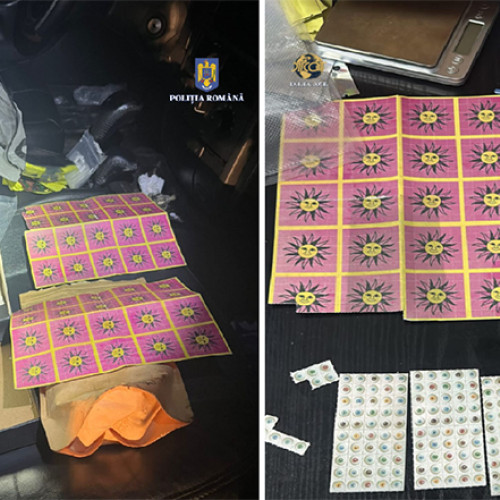 Traficant de droguri arestat în Sighetu Marmației, după descoperirea a 1.149 timbre LSD