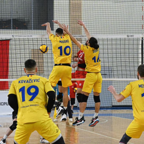 CS Dinamo București învinge CSM Corona Brașov în etapa a 18-a a Diviziei A1 la volei masculin