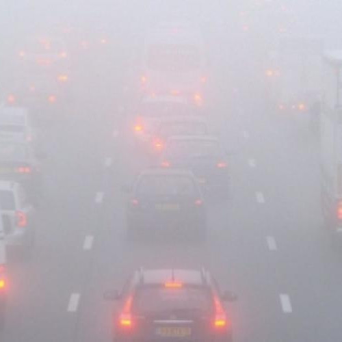 Avertizare cod galben de ceață în județul Cluj