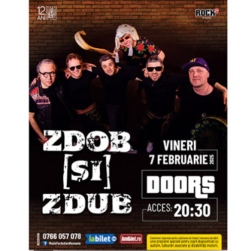 Zdob și Zdub organizează un concert caritabil pentru copii cu autism