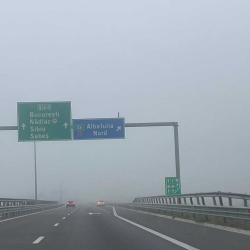 Ceata densa si vizibilitate redusa pe drumurile din Alba: Recomandari de la IPJ