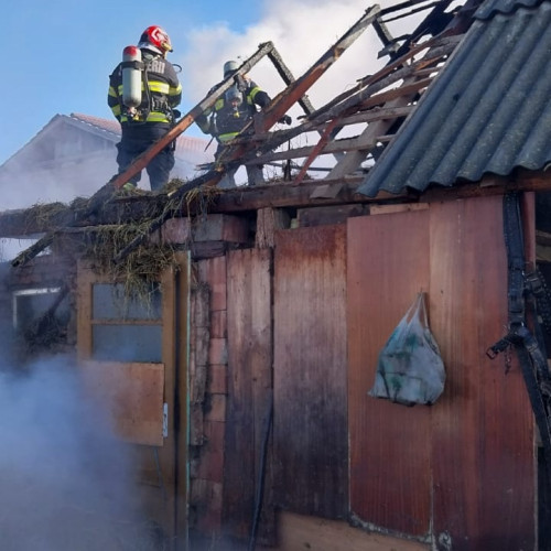 Incendiu devastator în Bucerdea Granoasă