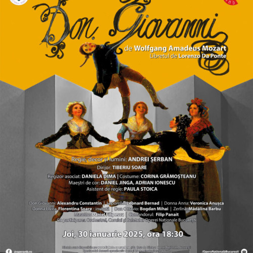 Dubla reprezentație a operei Don Giovanni la Opera Națională București