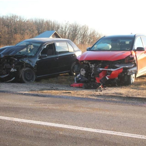Accident rutier în comuna Dragomirești, trei victime transportate la spital