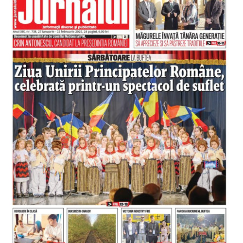 Apare numărul 738 al Jurnalului de Ilfov, ediția print