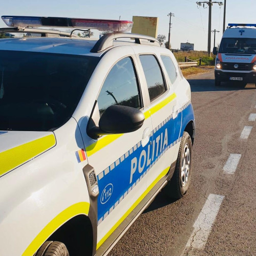 Accident cu pagube materiale pe un drum din județul Botoșani
