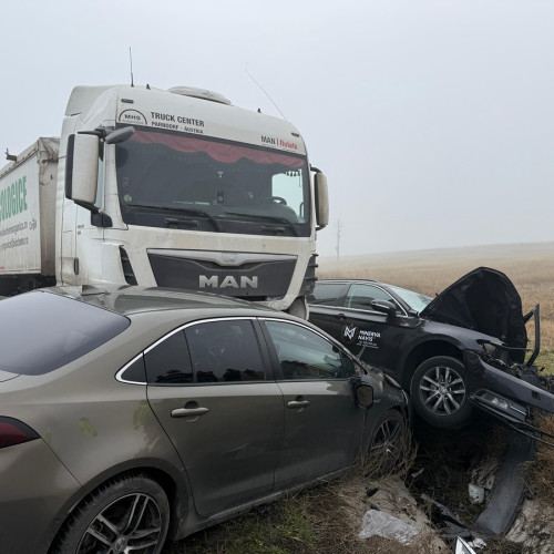 Accident rutier grav în apropiere de Baia, judetul Tulcea