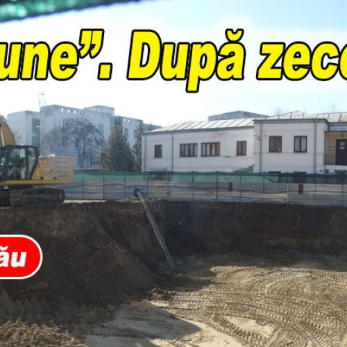 Începerea construcției primei parcări private cu două niveluri în Buzău