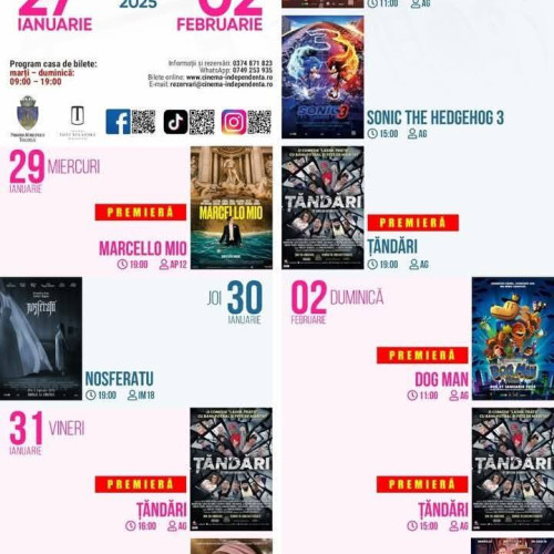 Cinematograful Independenta lansează un nou program de filme