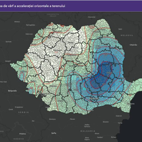 Ministerul Dezvoltării publică prima hartă a riscurilor seismice din România