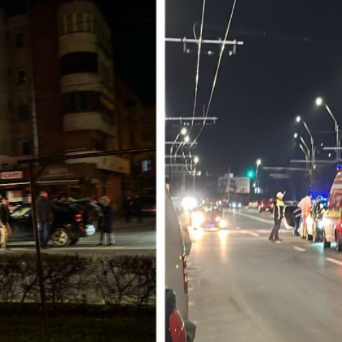 Accident pe Bulevardul Traian din Baia Mare
