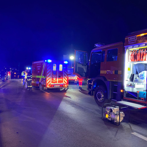 Accident rutier pe DN1, între Codlea și Vlădeni