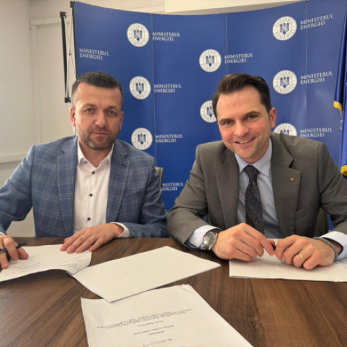 Primarul Florin Birta și ministrul Sebastian Burduja au semnat contractul pentru modernizarea sistemului de termoficare în Oradea