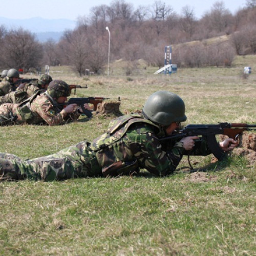 Exercitii militare cu trageri de lupta in Predeal - Cheia