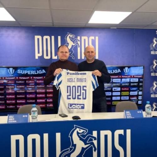 Vasile Miriuta devine antrenor principal la Politehnica Iasi