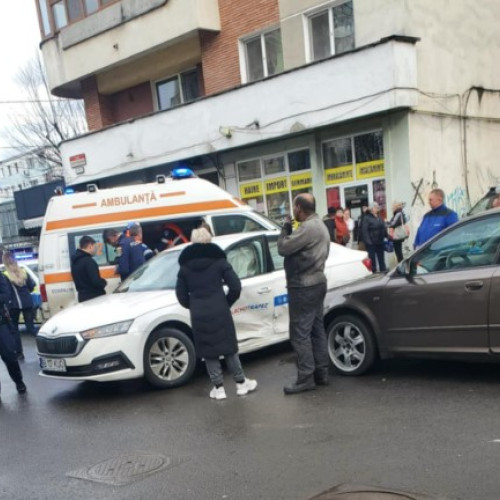 Accident rutier pe bulevardul Traian din Baia Mare