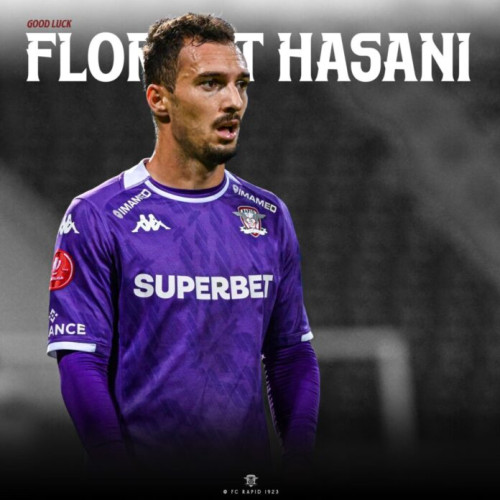 Rapid București și Florent Hasani și-au încheiat colaborarea