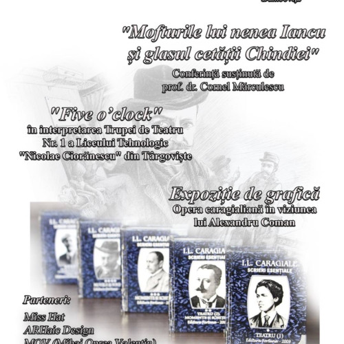 Biblioteca Județeană "Ion Heliade Rădulescu" Dâmbovița celebrează moștenirea lui I. L. Caragiale