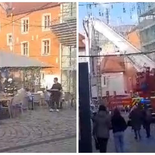 Incident grav în Piața Muzeului din Cluj-Napoca