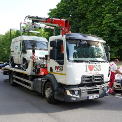 Primăria Sectorului 3 a ridicat aproape 6.000 de auto parcate neregulamentar în 2024