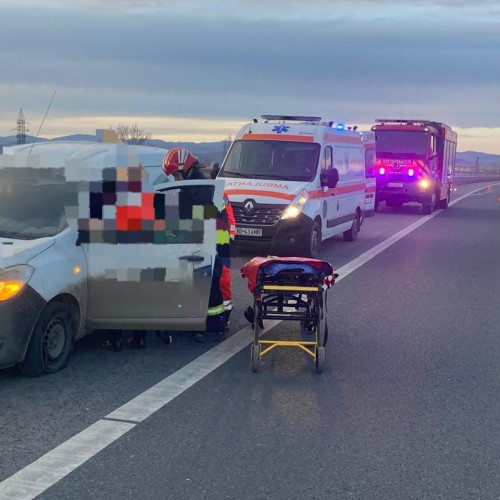 Accident rutier pe Autostrada A10, în apropiere de Ciumbrud