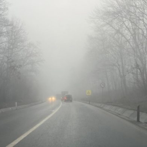 Cod galben de ceață și polei în județul Botoșani