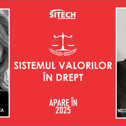 Lansarea cărții "Sistemul valorilor în drept" de av. Valentina Manea și Nicolae Razvan Bujdoiu