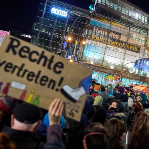 Proteste la Berlin împotriva politicii de migrație adoptate de CDU