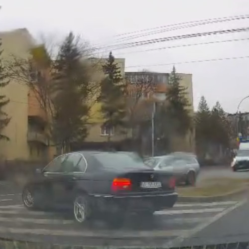 Incident rutier aproape de o tragedie în Cluj-Napoca