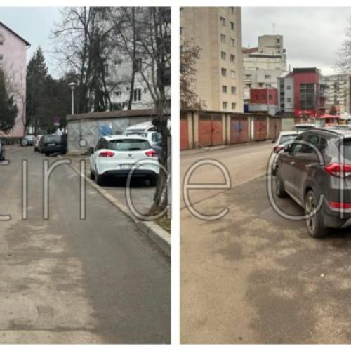 Problemele de parcare pe strada Tazlau din Cluj-Napoca pun în pericol siguranța circulației