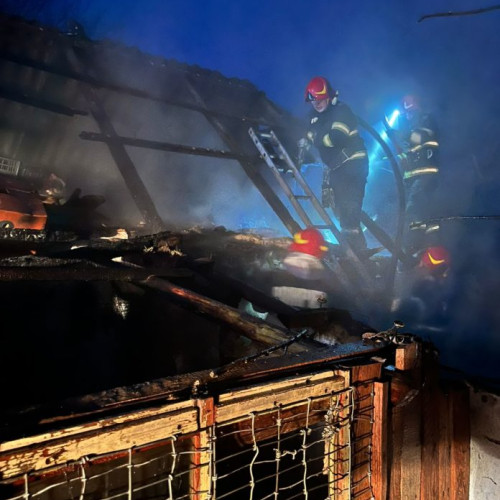Incendiu devastator în Arborea: Un bărbat și-a pierdut viața