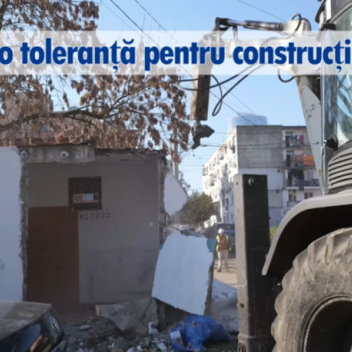 Primăria Sectorului 2 demolează o terasă ilegală pentru îmbunătățirea spațiului public