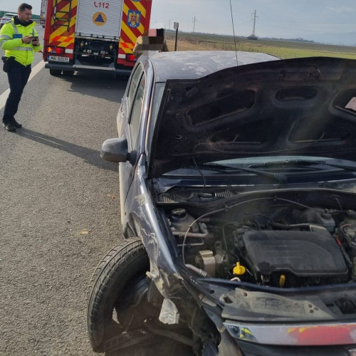 Accident rutier pe Autostrada A1, patru persoane rănite