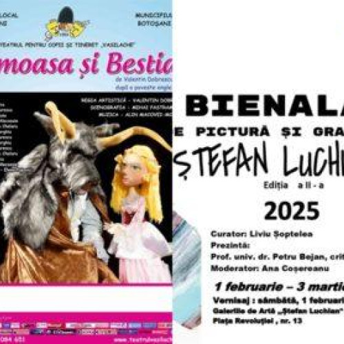 Weekendul dedicat teatrului și artei plastice la Botoșani