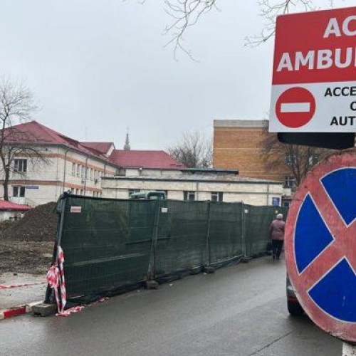 Restricții de acces auto în parcarea Spitalului Județean de Urgență "Mavromati" din Botoșani, începând cu 3 februarie