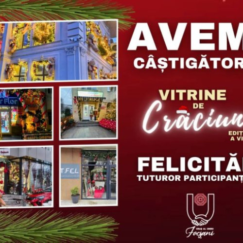 Concursul "Vitrine de Craciun" a decis câștigătorii ediției a VI-a