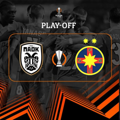 FCSB se va confrunta cu PAOK Salonic în playoff-ul Europa League