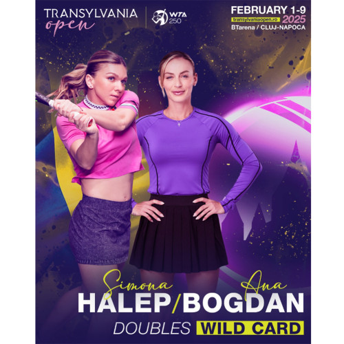 Simona Halep și Ana Bogdan, dublu românesc de senzație la Transylvania Open 2025