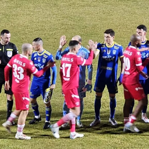 Dinamo București a câștigat în deplasare împotriva Unirii Slobozia, cu 3-1