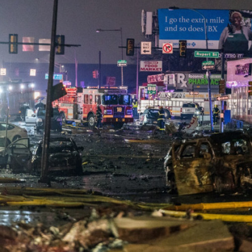 Un avion de ambulanță s-a prăbușit la Philadelphia, cu șase persoane la bord