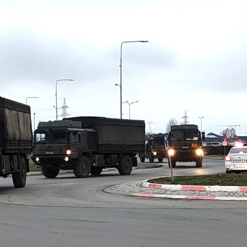 Deplasări de tehnică militară în România pentru exercițiul STEADFAST DART 25