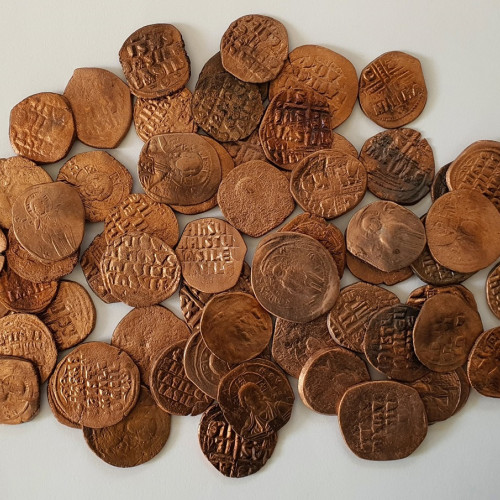 Tezaur monetar bizantin descoperit la Tropaeum Traiani