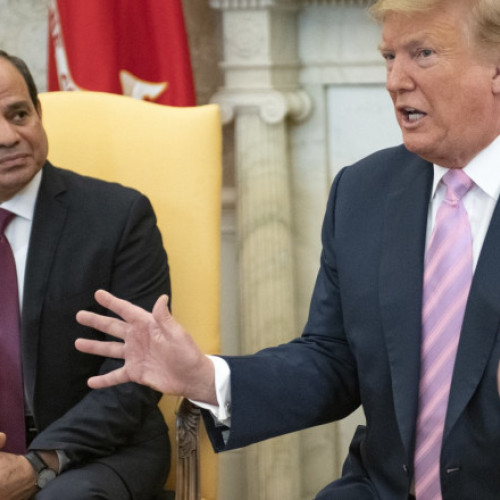 Președintele egiptean îi transmite lui Trump că lumea contează pe el pentru pacea în Orientul Mijlociu