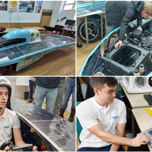 Mașina viitorului, realizată de studenții de la Universitatea Tehnică din Cluj-Napoca