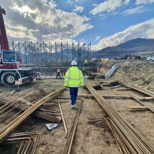 Moment istoric pe șantierul Sectțiunii 3 a Autostrăzii Sibiu-Pitești