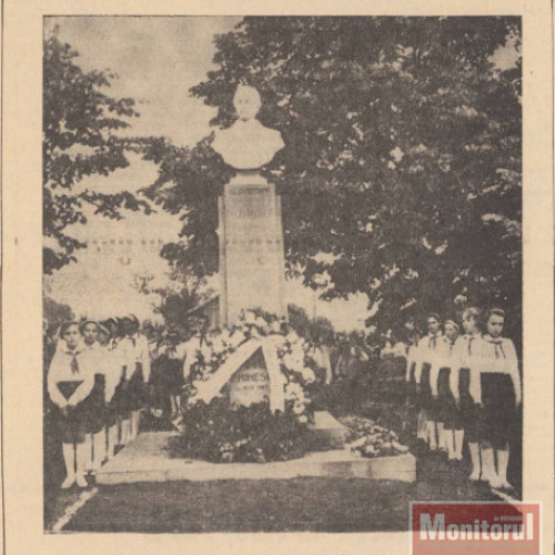 Propunerea organizării "Zilelor Eminescu" la Botoșani, în memoria marelui poet