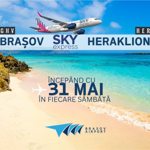 Aeroportul Internațional Brașov anunță rute noi spre Grecia și Turcia
