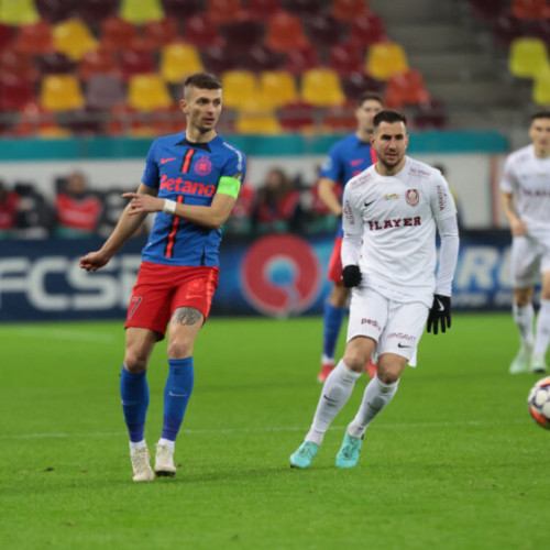 CFR Cluj și FCSB au încheiat la egalitate, 1-1, în Superliga