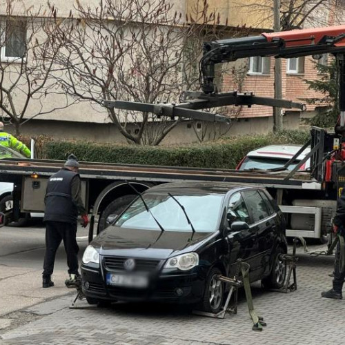 Intervenție rapidă a echipei de ridicări auto în Cluj